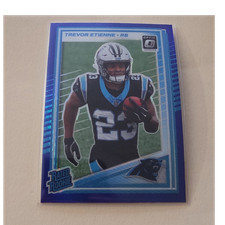 Panini Donruss Optic Trevor Etienne Panthers #222 Blue Prizm Rookie 2025