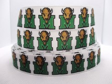 Marshall Thundering Herd 1" Grosgrain Ribbon YOUR CHOICE: 5 or 10 Yard WV Univ