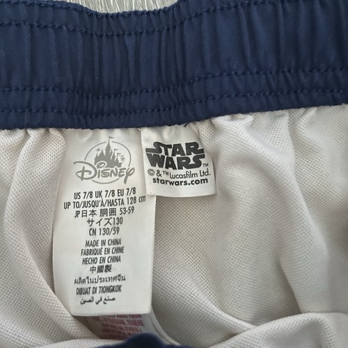 Disney Star Wars Boys Swim Bottoms Trunks Swimsuit Baby Yoda Size 7/8 - Picture 3 of 3
