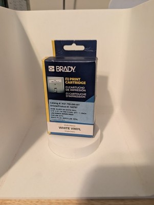 BRADY M21-250-595-WT B-595 Black on White Vinyl 0.25''21' Print Cartridge GENUINE