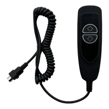 Black 2 Button 5 Pin Lift Chair Handset Power Recliner Remote Hand Control