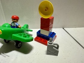 LEGO DUPLO Town Little Plane 10808 (Complete Set) with 2 Figures Good Condition