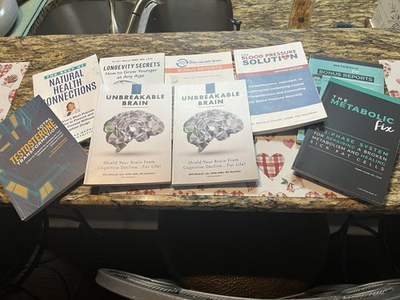 #ad The Unbreakable Brain 2 Plus Blood Pressure Solution Health Books Total 9. $60.00