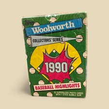 1990 Topps Woolworth Collectors' Series Baseball Highlights Factory Sealed Set
