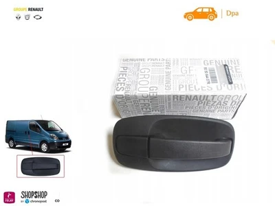 Poignée porte avant droit RENAULT TRAFIC 2 vivaro Primastar 805064407R 4414503 - Photo 1/4