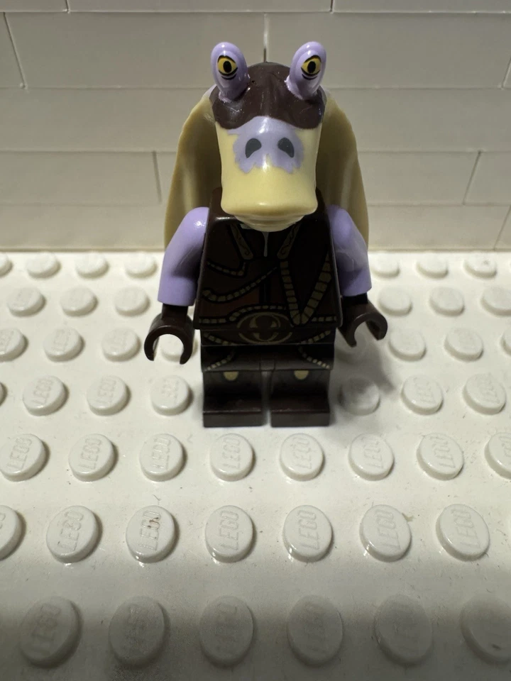 Lego Star Wars Minifigura Lote Tarro Jar sw0301 Sw0017 Y Gungan Warrior sw0302 Foto 3 de 4