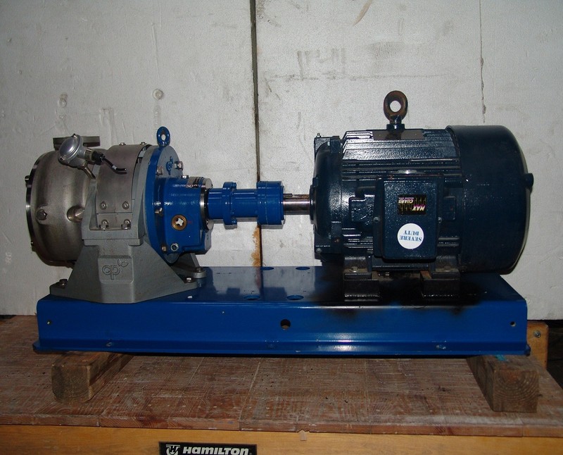 CP Systems MKP centrifugal pump jacketed heat chamber 15hp motor