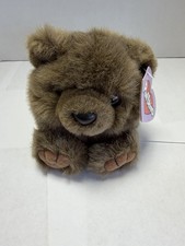 1998 Puffkins "GRIZWALD" Brown Bear Swibco NEW with Tags
