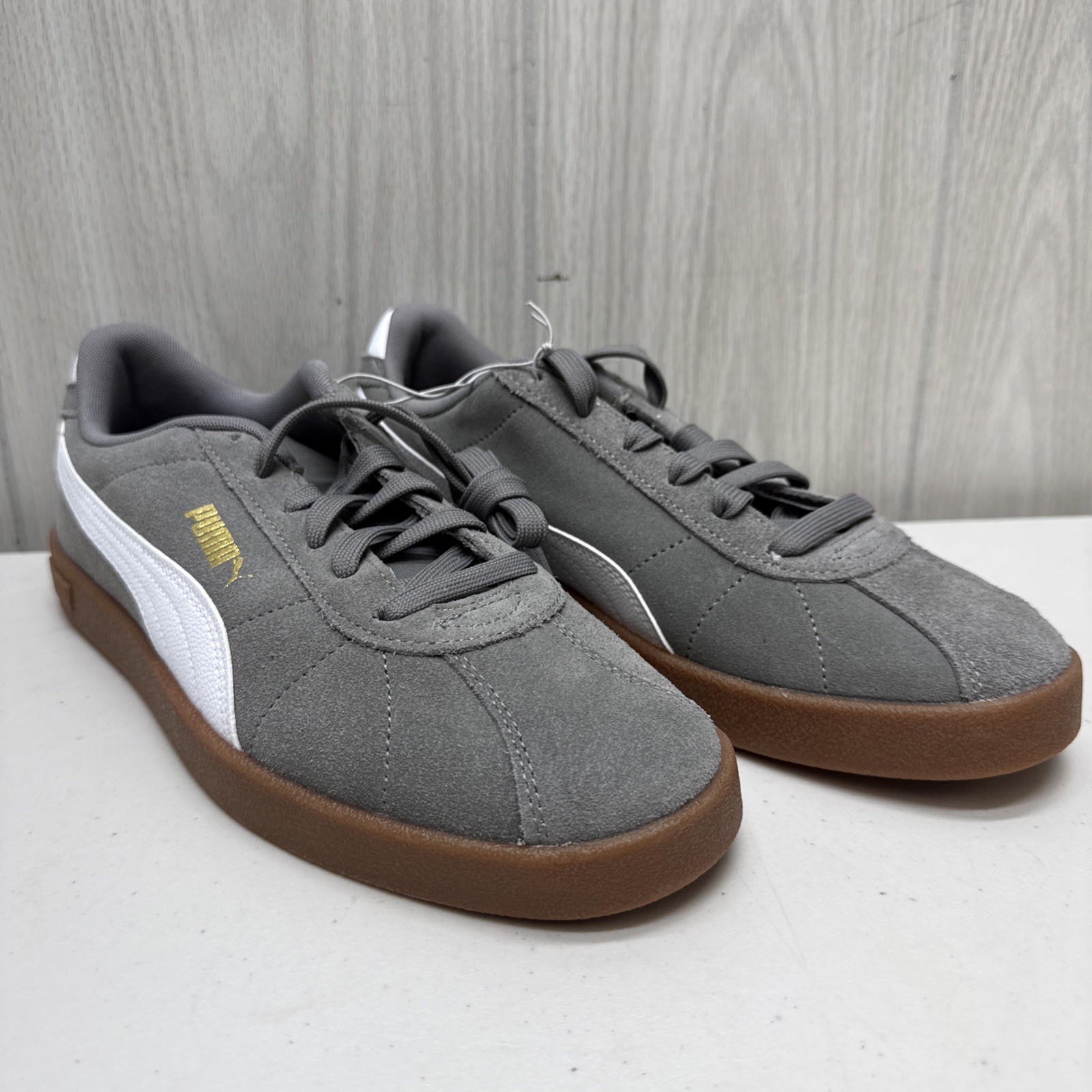 Puma Club II Era Suede 397444-08 Mens Gray Lifestyle Sneakers Shoes Size 9.5 NEW