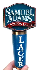 SAM ADAMS - BOSTON LAGER - COPPER RIBBON - BEER TAP HANDLE (Samuel) - SHORTY