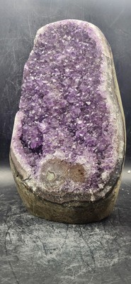 XXL amethyst cut base free form! 6.5 inches tall, 4.3'' wide, 3.13 pounds!