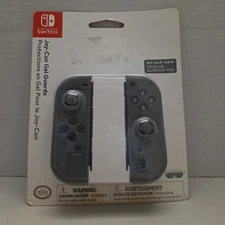 Nintendo Switch Joy Con Gel Guards Gray No Slip Grip Gaming Accessory Gray New