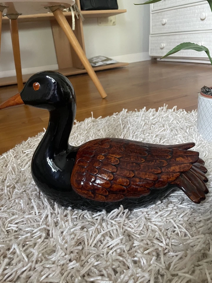 lot de canards en bois vernis fait main en France - Photo 4/4