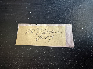 Benjamin F. Wade Signature Ohio Senator (1851 68)