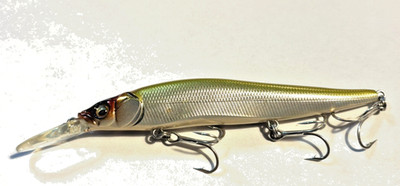 Megabass Ito Vision Oneten Plus 1 Wobbler, Jerkbait, Kunstköder, 11cm Suspending