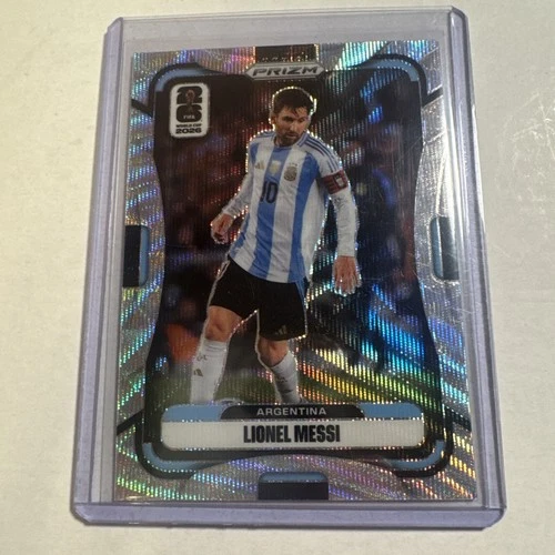 LIONEL MESSI 2026 Prizm FIFA World Cup World Cup Silver Wave Argentina #10