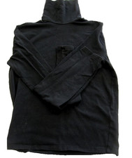 hollister women's black turtleneck Small Cotton  Elastane