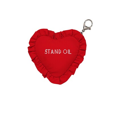 韓国人気【STAND OIL】Heart Shopping Basket Keyring STAND OIL Heart Shopping Basket Keyring Red Women's Bag K