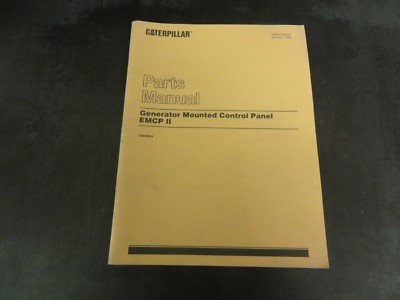 Caterpillar CAT Generator Mounted Control Panel EMCP II Parts Manual 