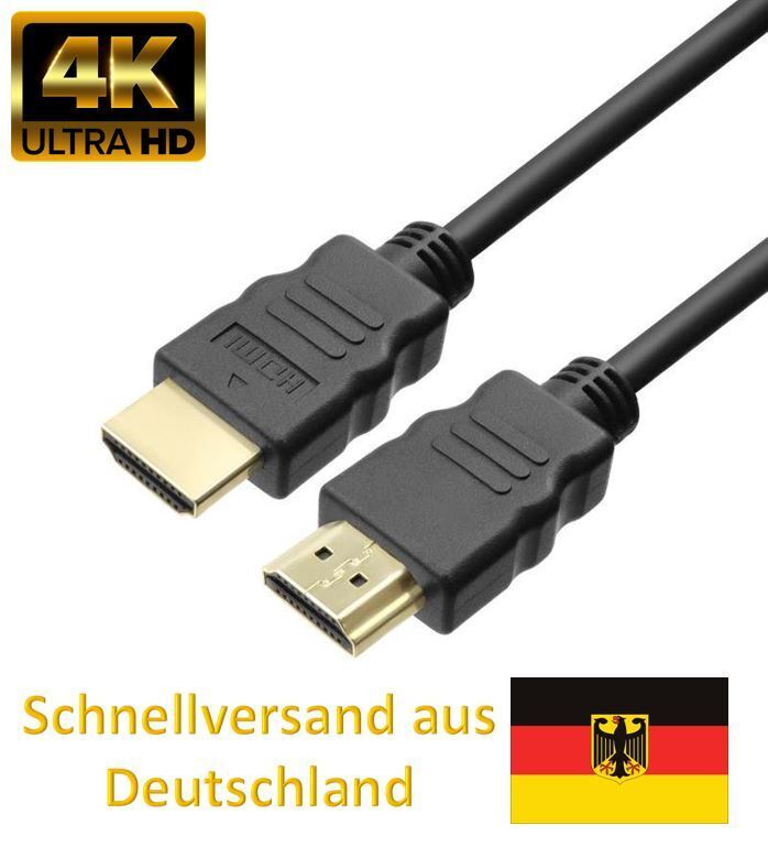HDMI Kabel 4K FULL HDTV HEIM TV PS5, PS4, PC [1m; 1,5m; 2m; 3m; 4m; 5m;7,5m;10m]