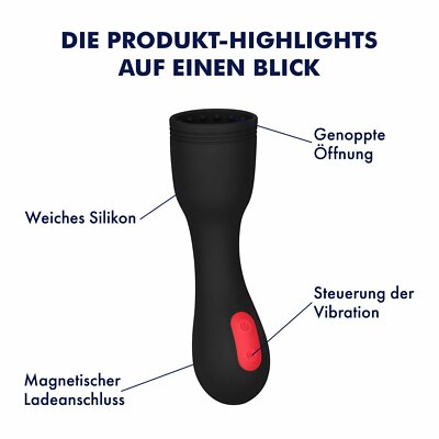 EIS 'Wiederaufladbarer Masturbator, 14,5 cm', wasserdicht (IPX7)
