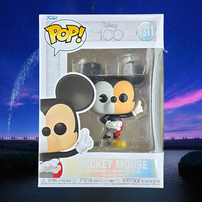 Funko Pop! Mickey Mouse (Split Color) (Hot Topic Exclusive) w/protector