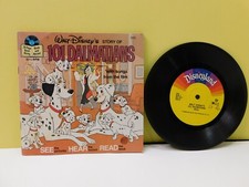 Disney's Story of 101 Dalmatians Read-Along Book  Record 1982 Paperback 305