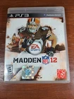 Madden NFL 12 (PS3 PlayStation 3, 2011) Complete w/ Manual + Insert CIB Tested