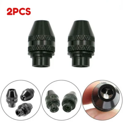 2X Multi Chuck Quick Change Adapter Drill Bit for Dremel Rotary Accessories Tool