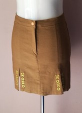 gonna cotone ricamata tg S