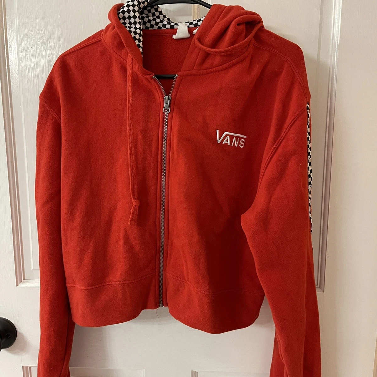 Vans off the store wall red hoodie