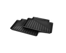Original Audi Q6 e-tron Gummimatten Gummifußmatten schwarz hinten 85H061511  041