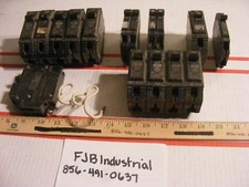 Lot of 14 Misc General Electric Circuit Breakers 15A, 20A, 50A See Pics