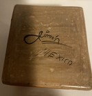 Vintage Tonala Mexico Signed Jimon Pottery Trinket Jewelry Box, Folk Art Bird — photo 8