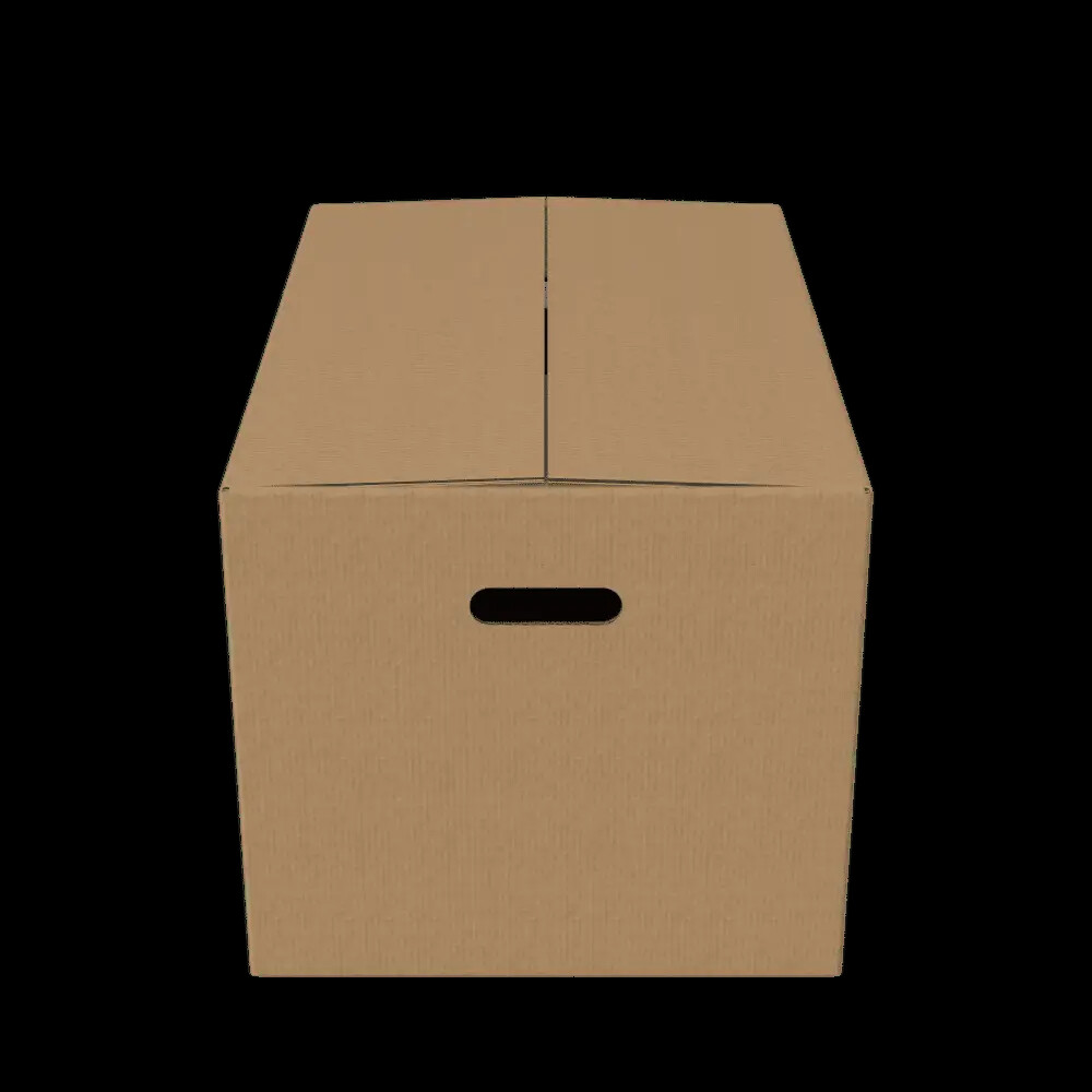 Cardboard Moving Packing Boxes 70 Litres Cartons With Carry Handles 50 1000pcs eBay