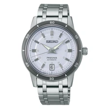 Seiko Presage 60's Style Stainless Steel 39.5 MM Automatic Watch SRPL73J1