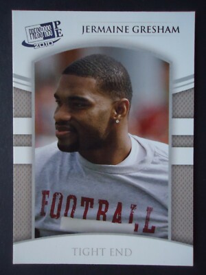 NFL 20 Jermaine Gresham Cincinnati Bengals Press Pass 2010