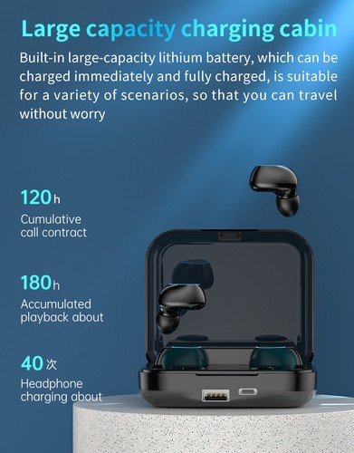 For Samsung Galaxy Phone 2-Pairs Bluetooth 5.0 Earbuds Headsets Couple Earphones - Zdjęcie 6 z 17