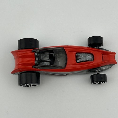 Coche triturado Hot Wheels 2004 rojo fundido a presión Malasia raro - Imagen 5 de 6