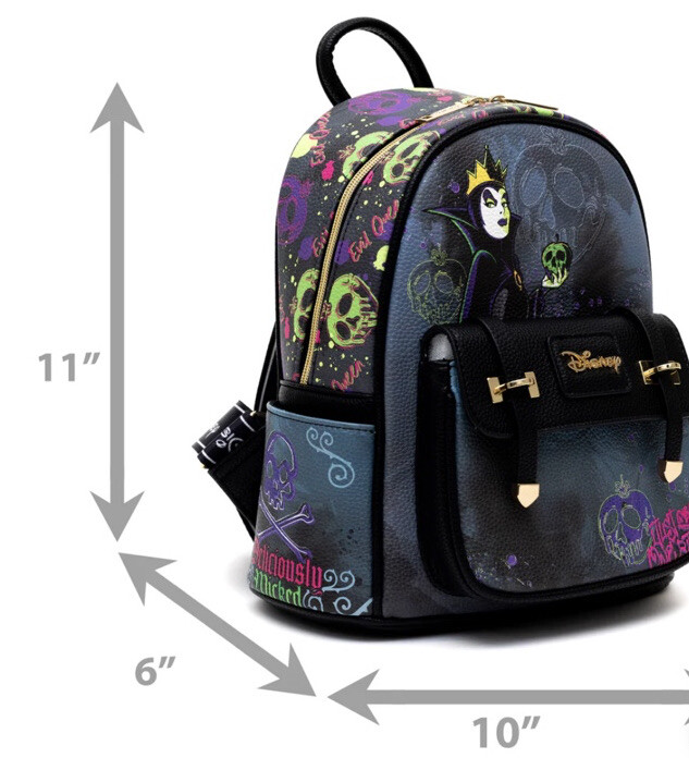 Wondapop Lux Disney Evil Queen Vegan Leather Mini Backpack  display picture 1