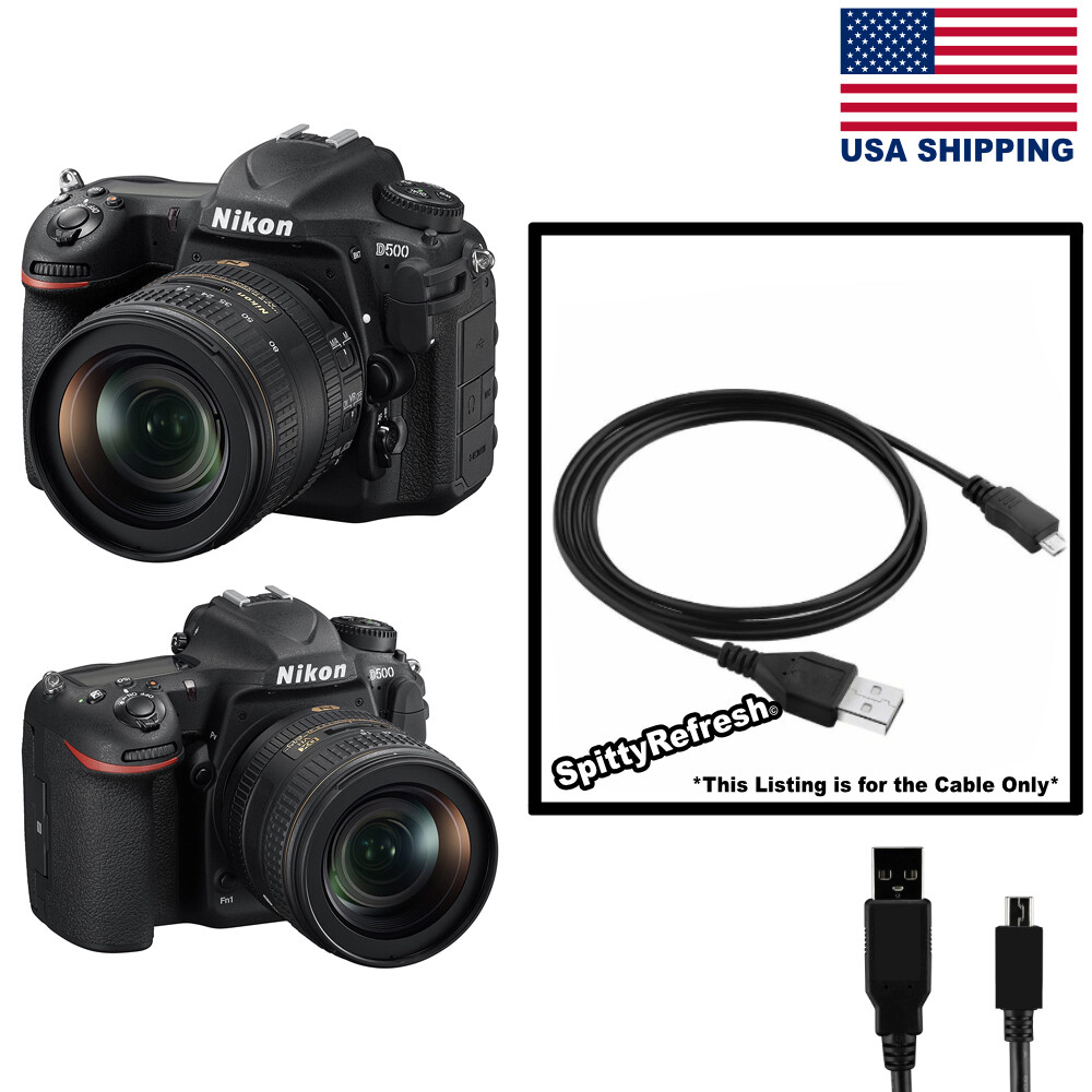 Nikon Digital SLR Camera D500 USB Power Cable Transfer Cord Replacement