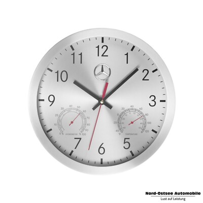Original Mercedes Benz Wanduhr Thermometer und Hygrometerfunktion B67870476