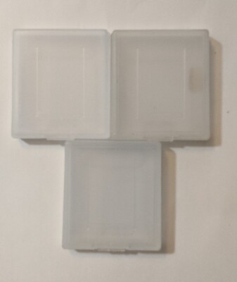 Lot of 3 OEM Nintendo Game Boy - Game Storage Cartridge Case Dust Cover DX35