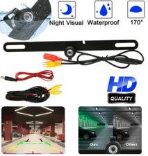 170° Car Rear View Reverse Backup Camera Waterproof Parking Cam HD Night Vision