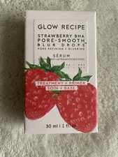 Glow Recipe Strawberry BHA Pore-Smooth Blur Drops - Full Size 1oz/30ml
