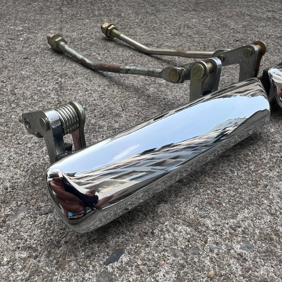 ISUZU KB20 CHEVY LUV Pickup Outer Outside Handle Door LH+RH Genuine NOS JAPAN - Image 3 of 4