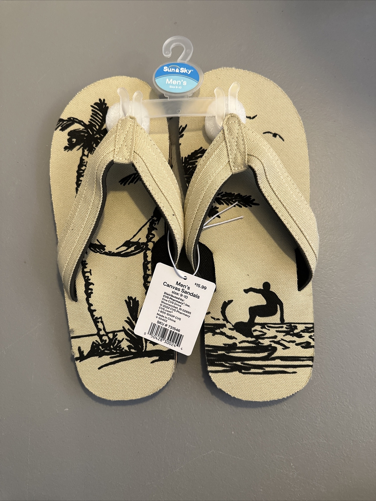Sunu0026Sky Men's Flip Flops Multi Color Green Size 9/10 Canvas Wide Soft Strap  | eBay