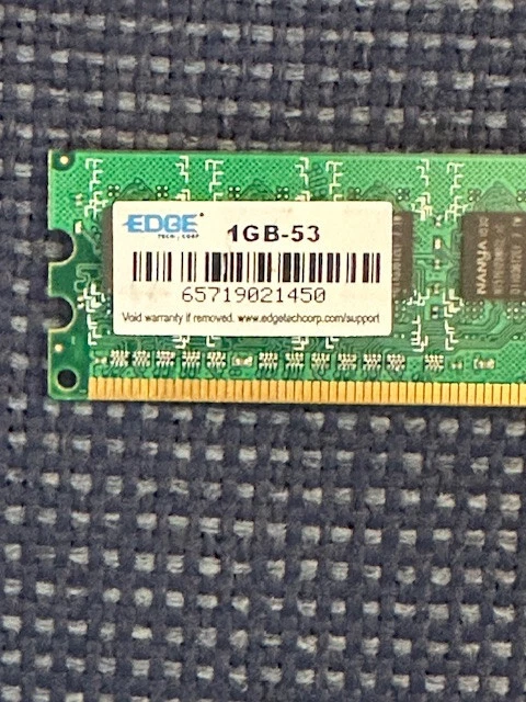 Edge SIMM memory 1GB-53  6571799021450 - Image 2 of 2