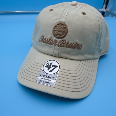 47 Brand Boston Bruins Hat Womens Camel Brown Adjustable  display picture 1