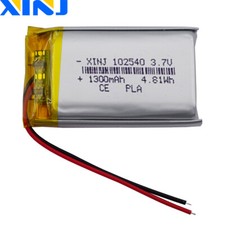 3.7V 1300mAh 4.81Wh 102540 Rechargeable Replacement Li-Polymer Li Lipo Battery